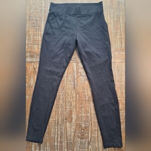 AMERICAN GIANT Women's Ponte Slim Pant Size 4 Black High‎ Rise Stretch Legging